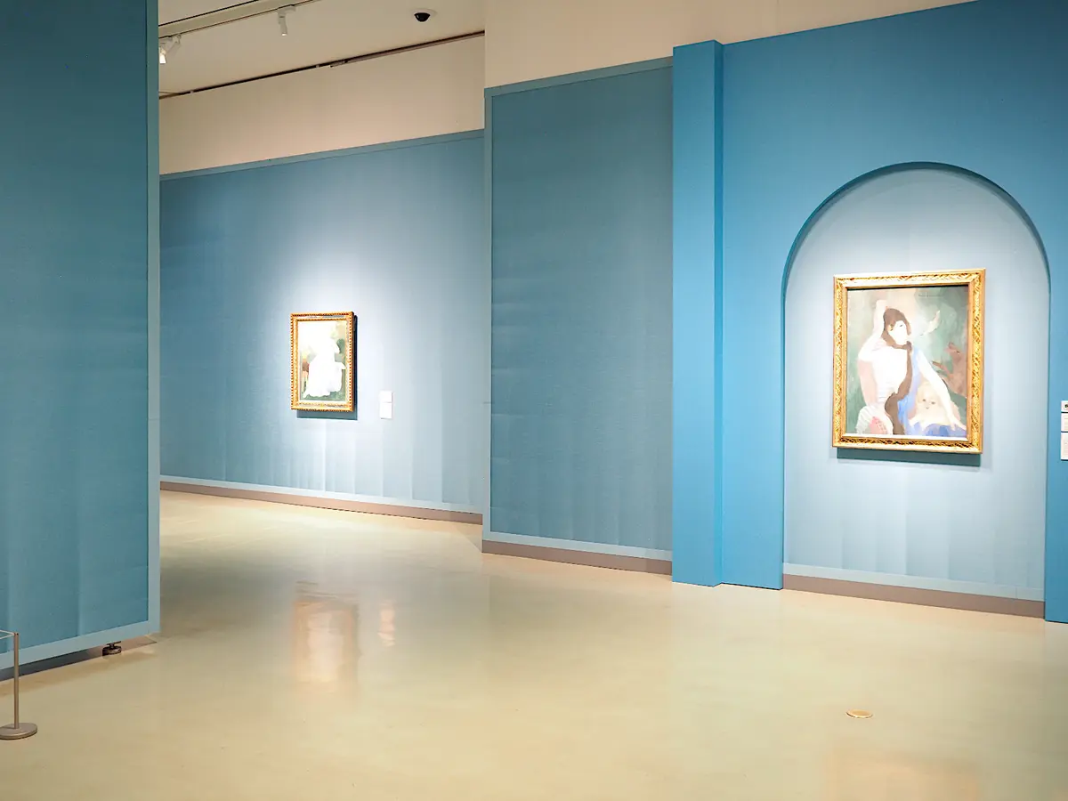 マリー・ローランサン《マドモアゼル・シャネルの肖像》