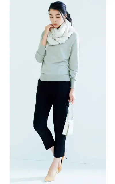 黒のパンツコーデのゆうき