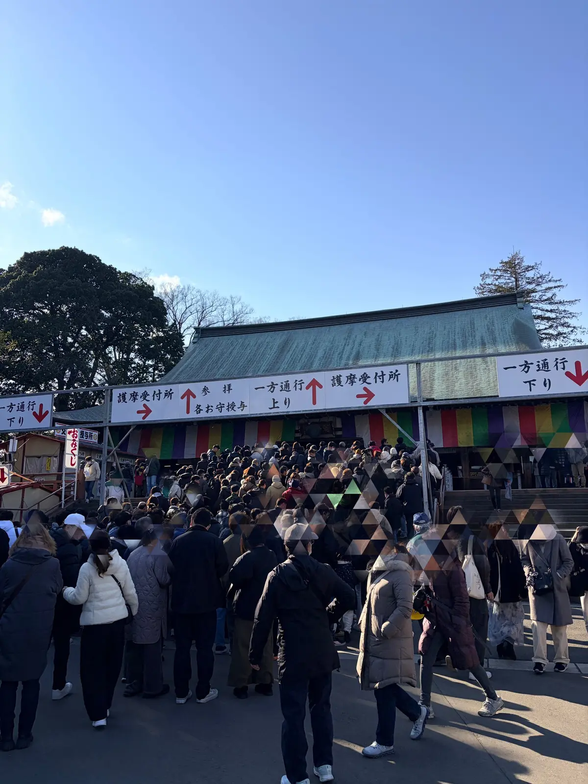 川越喜多院：初詣の賑わい
