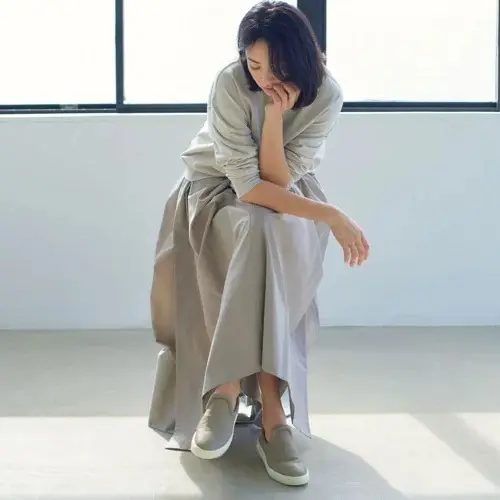 SUS×eclat スリッポン ￥31,900