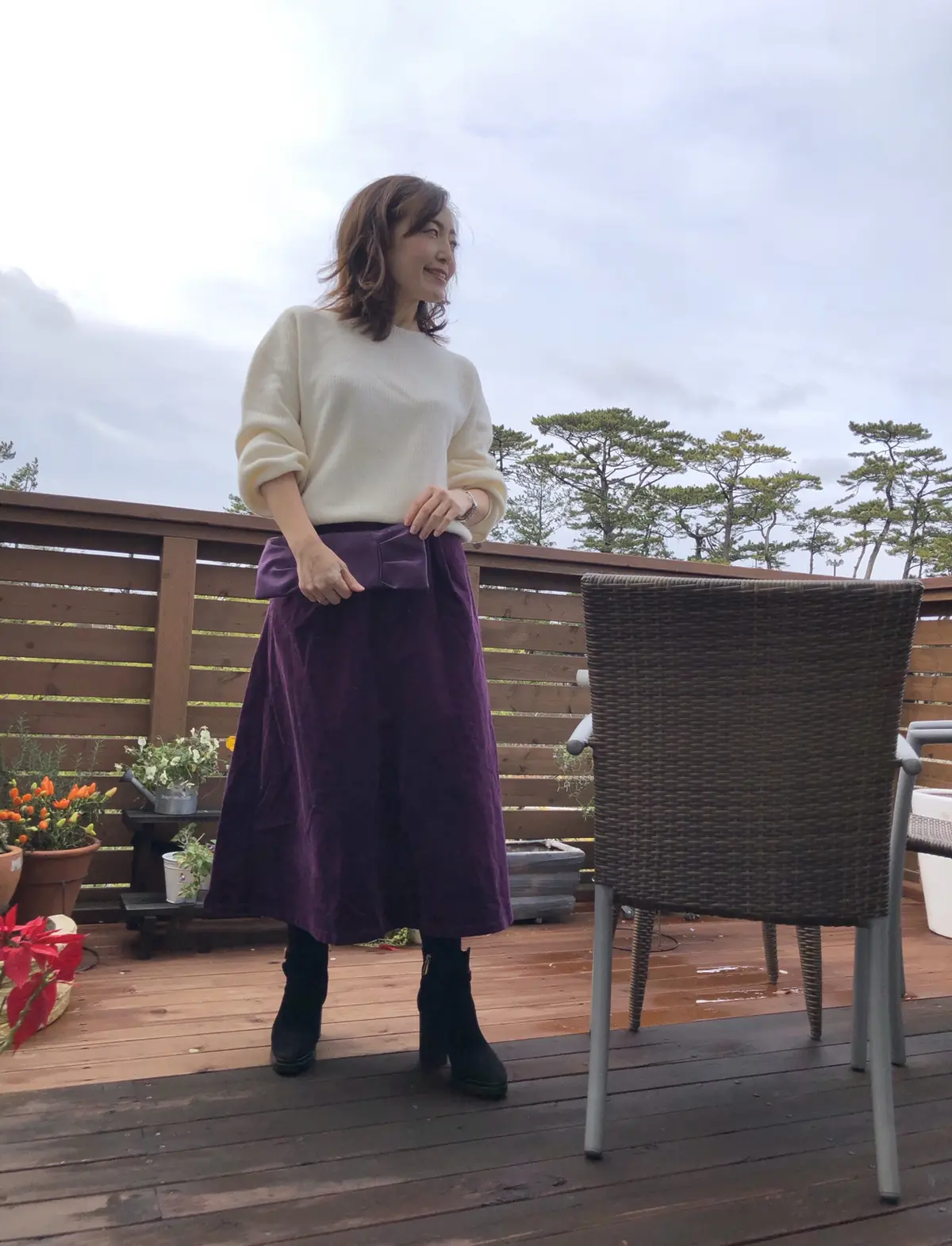 UNIQLOニット2枚でおうち時間をちょの画像_4