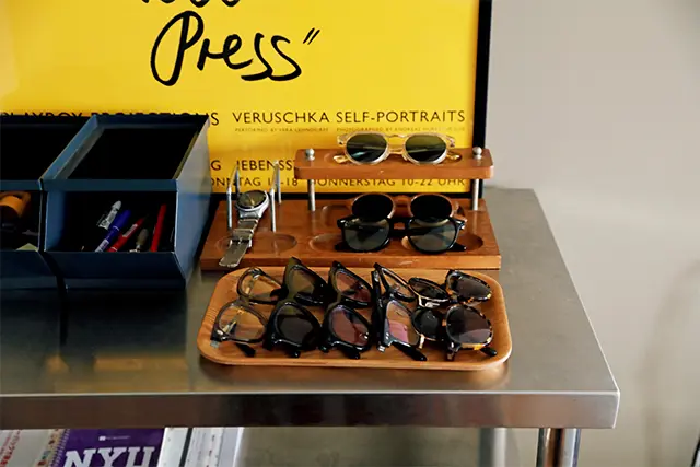 愛用のサングラス