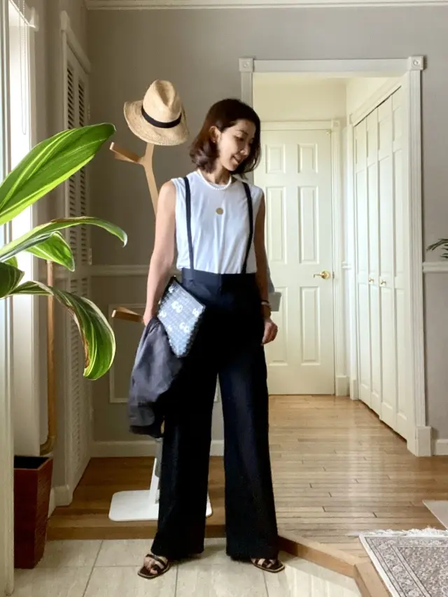 カーゴパンツのサロペットの画像_1