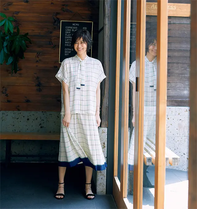 【Set up】ワンピース見えするセットアップは、おしゃれとリラックス感が共存