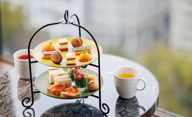 季節のアフタヌーンティーもおいしい