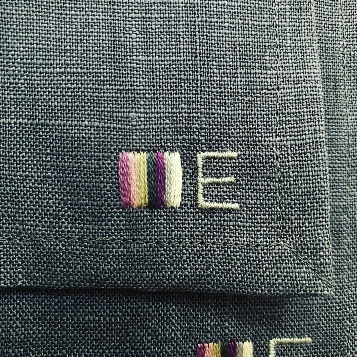 イニシャル刺繍を添えて 〜秋の手仕事①の画像_2