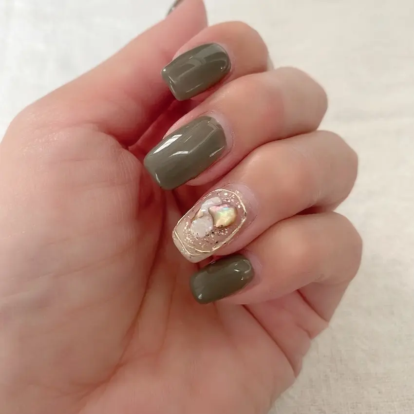 アラフィーネイル　秋ネイル