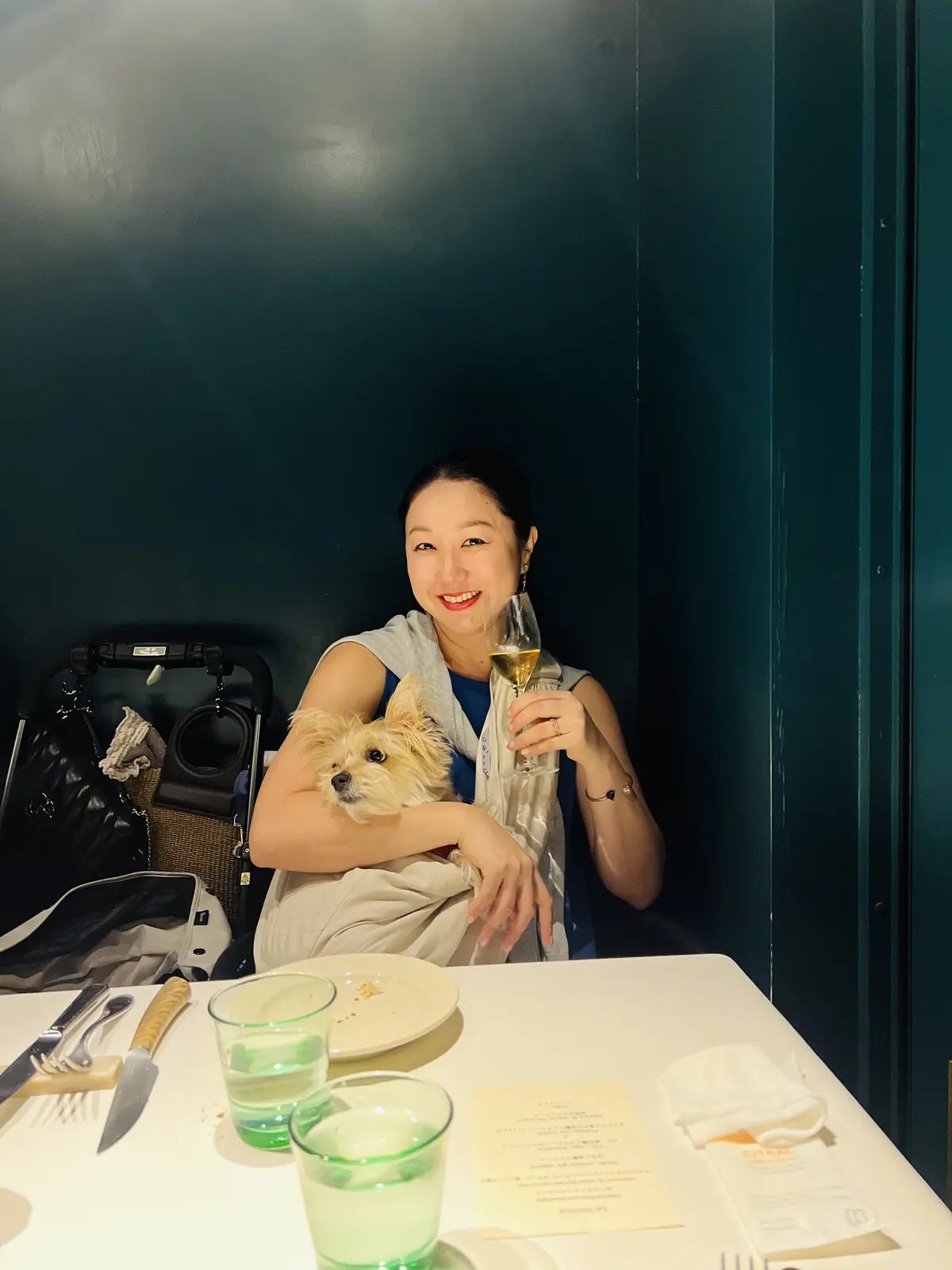 ゾーイちゃんは途中から抱っこ紐で！