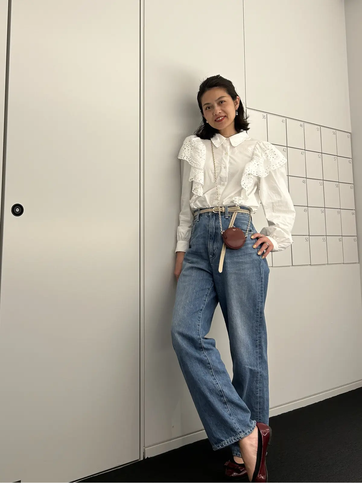 ZARA フリルブラウス