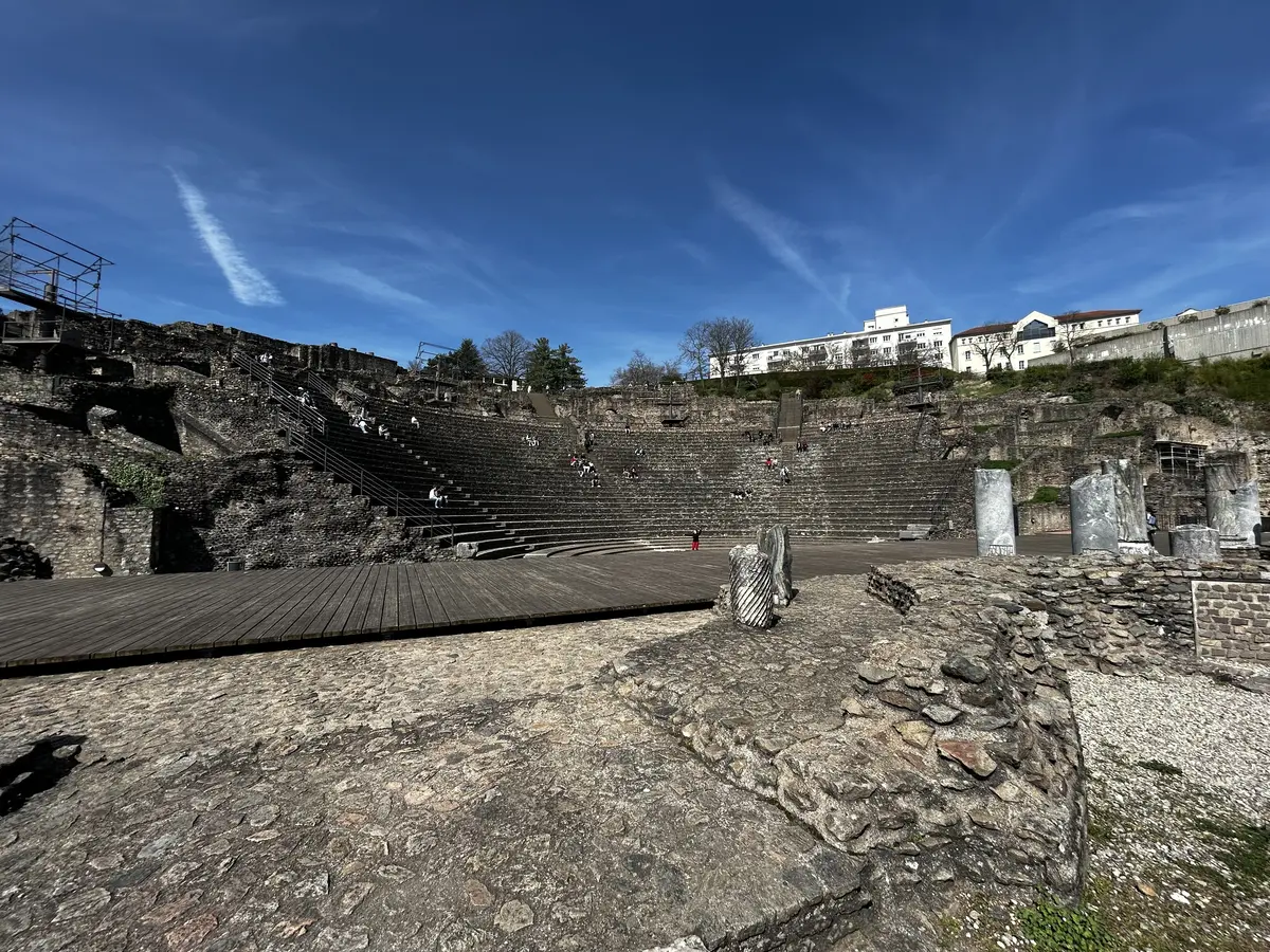 フランス　リヨン　古代ローマ劇場