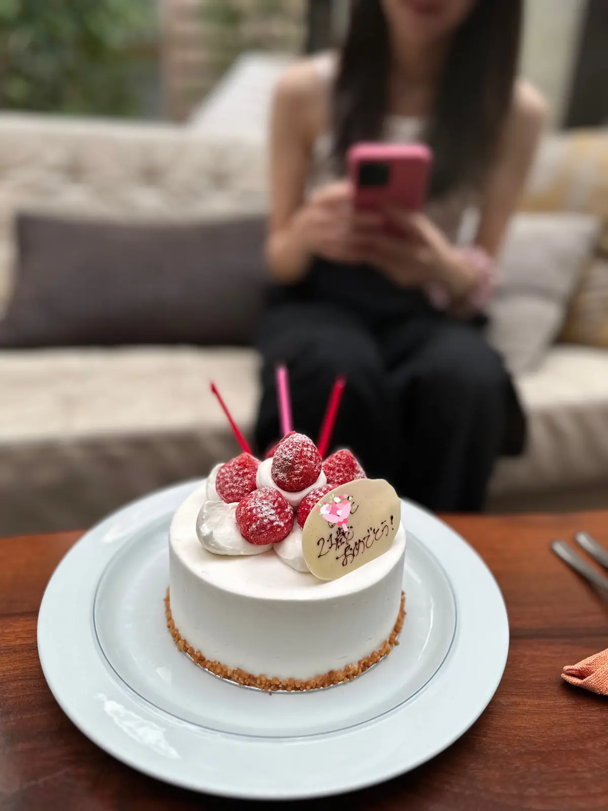 ZARAのフリンジワンピースで娘とホテルの画像_4