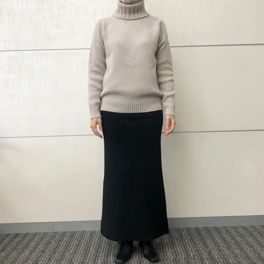 【50代 ニット】4サイズ着比べ！ SLの画像_3