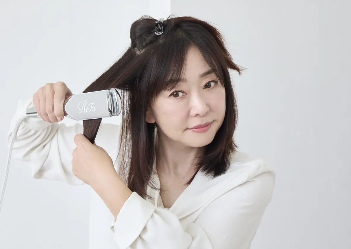 美容ジャーナリスト天野佳代子さん　朝　やり方　ヘアスタイル　ヘアアイロン