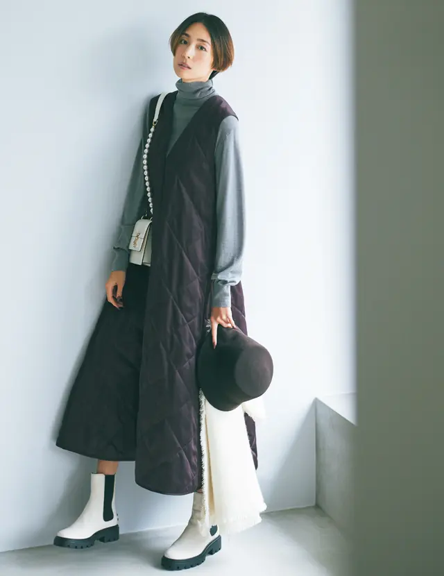 エブールのタートルニットのLIZA