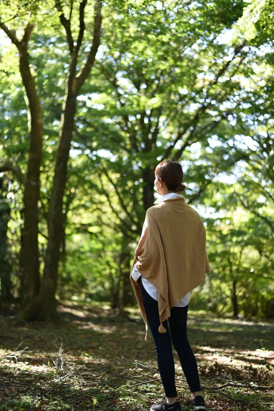 ニットポンチョで紅葉前の箱根への画像_4