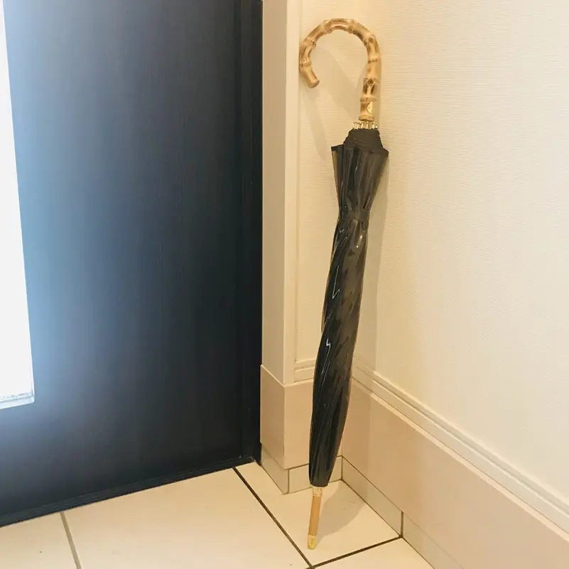 Traditional Weatherwear/CLEAR UMBRELLA BAMBOO/￥9,000+税