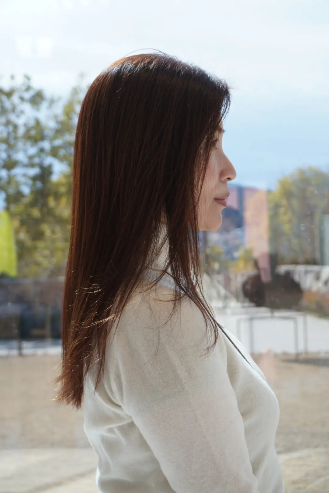 【50代ヘアスタイル】秋色ヘアカラー＆欠の画像_2