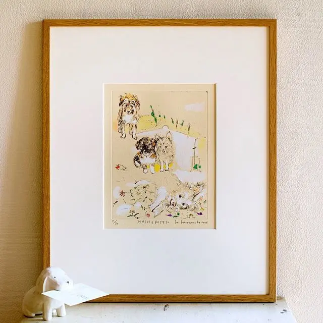 家に飾りたい、山本容子さんの銅版画の画像_4