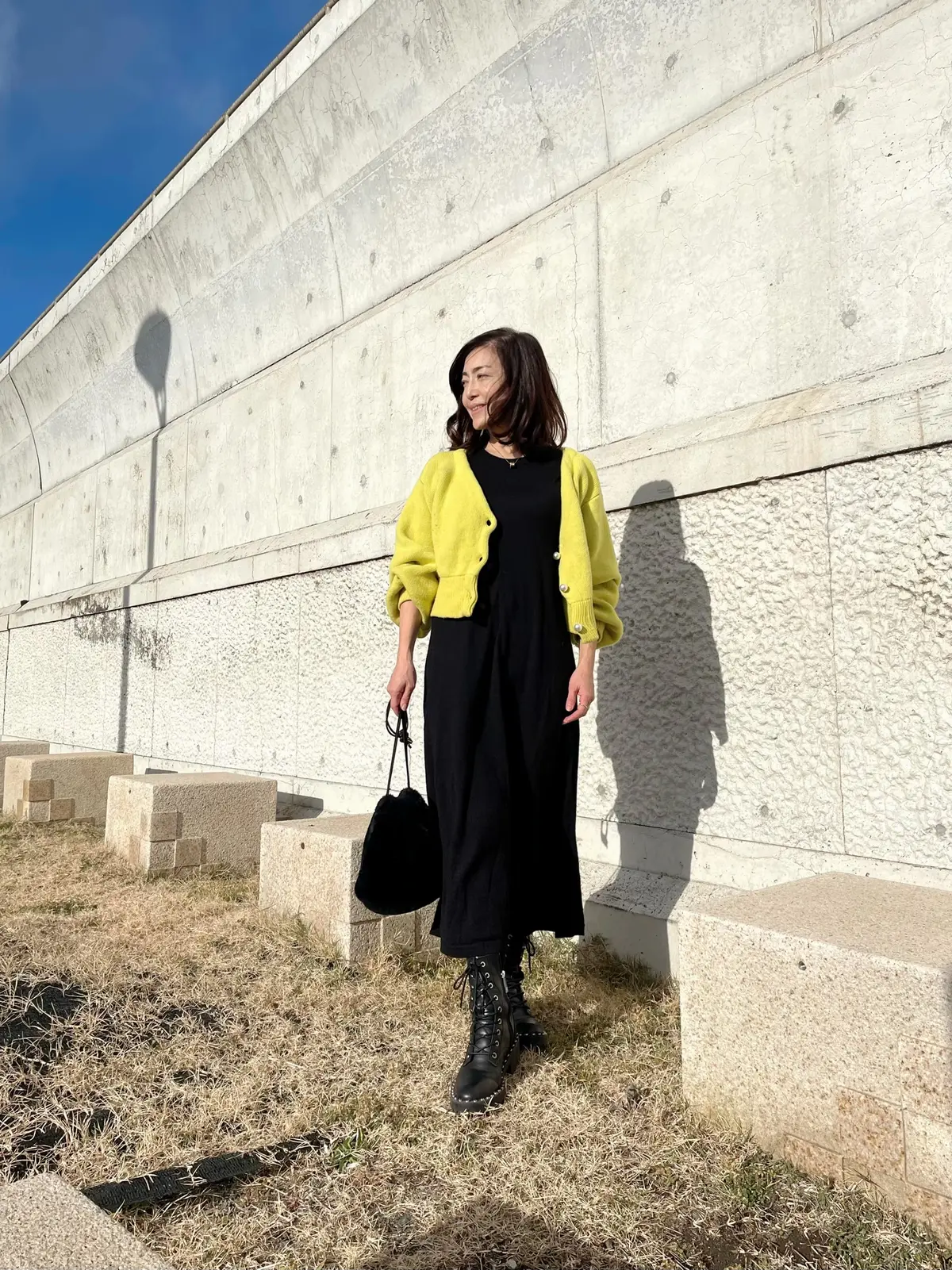 大好きなイエローニットとGUアイテム2Sの画像_7