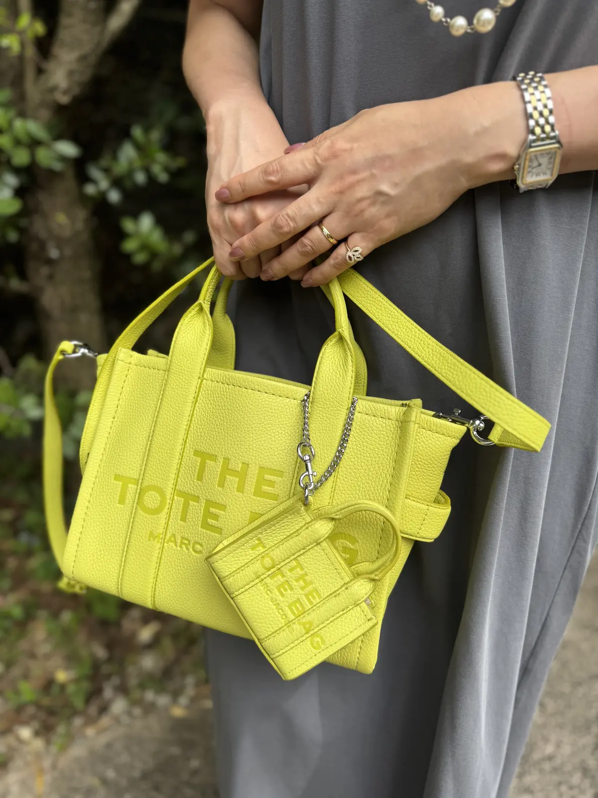 マークジェイコブス　バッグ　イエロー