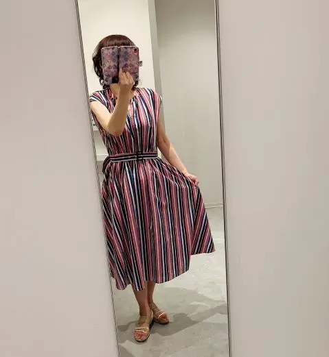 夏のおしゃれ　ノースリーブコーデの画像_1