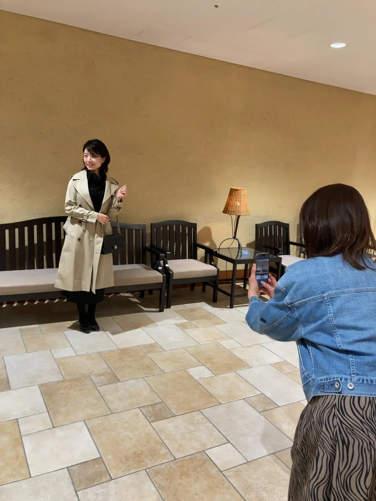 撮影する側に回ってみました。