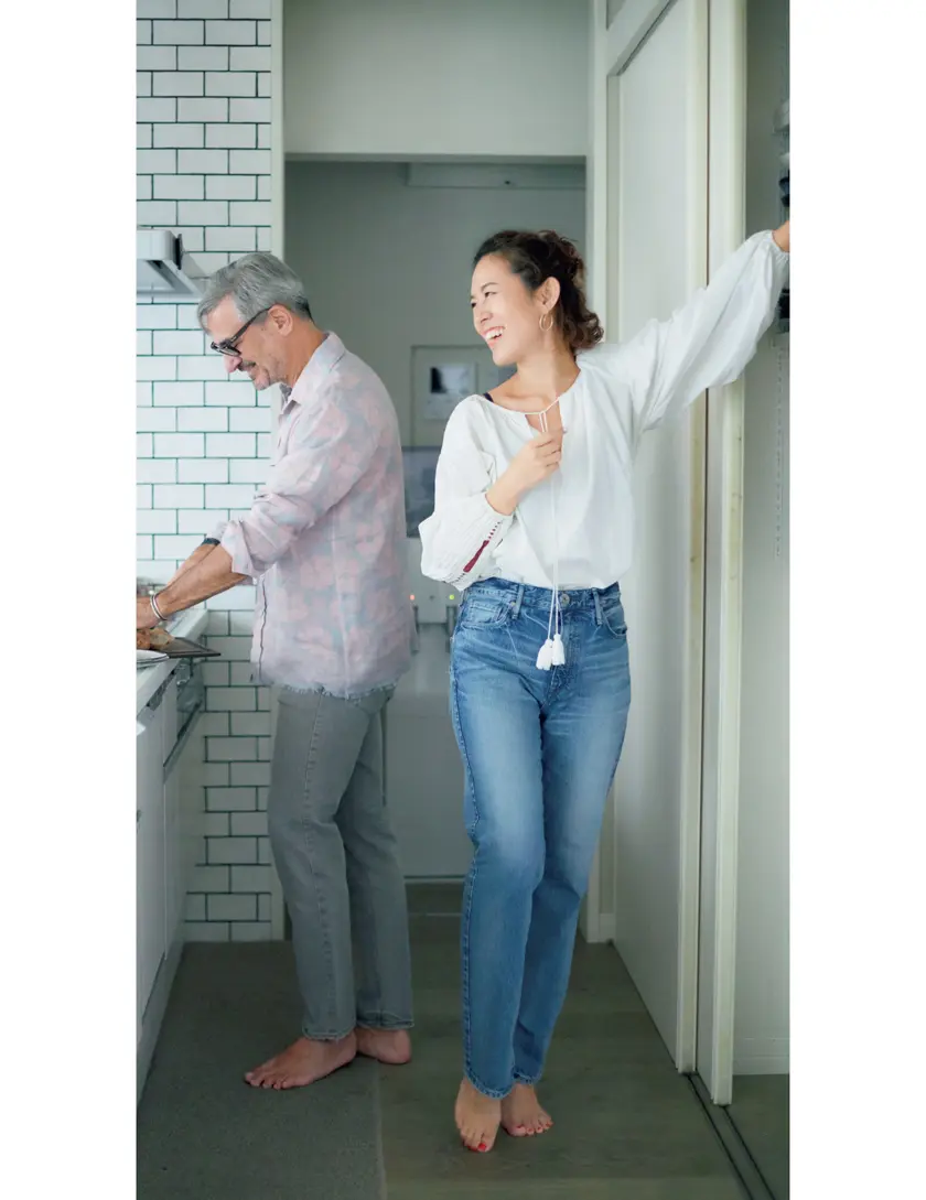 大草直子さんのワンマイルコーデ