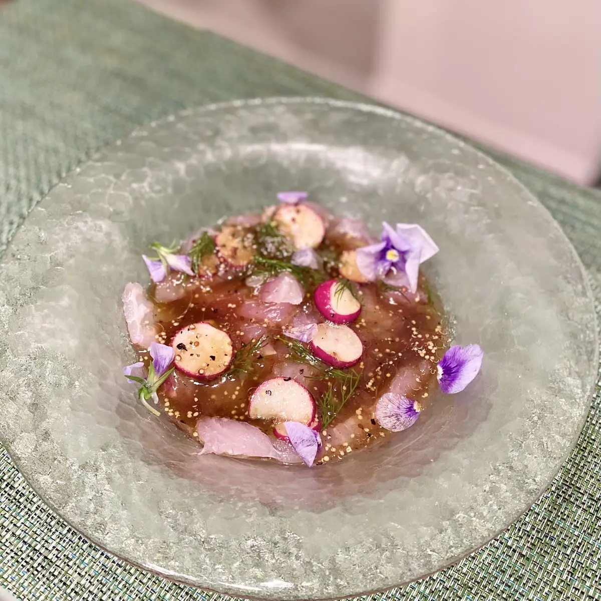 【真鯛のカルパッチョ】