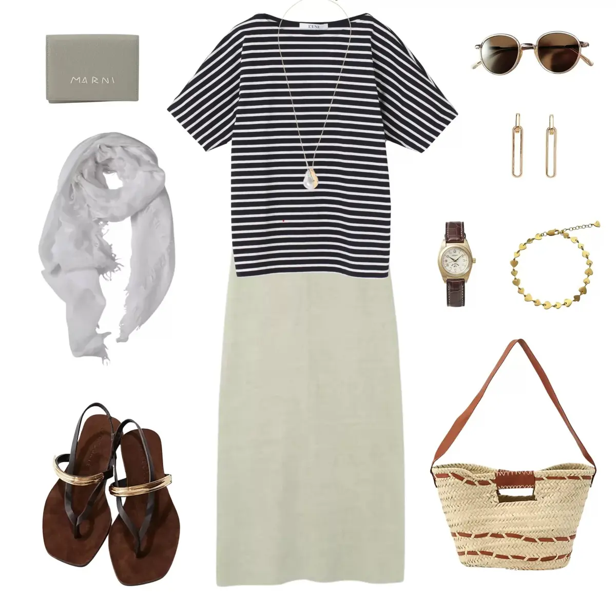 【50代 週末コーデ】夏に映えるスタイリの画像_1