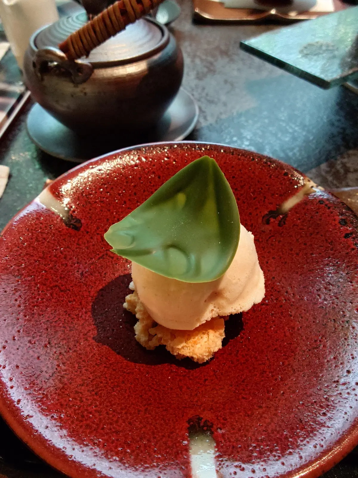 お濃茶のアフォガード