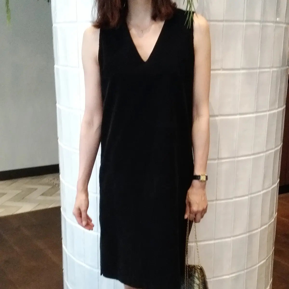 A.P.C.黒ワンピース & ビーズbaの画像_3