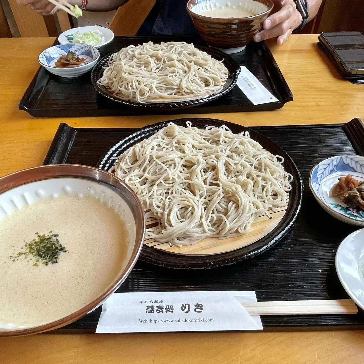 長野県白馬村にある「蕎麦処りき」のお蕎麦