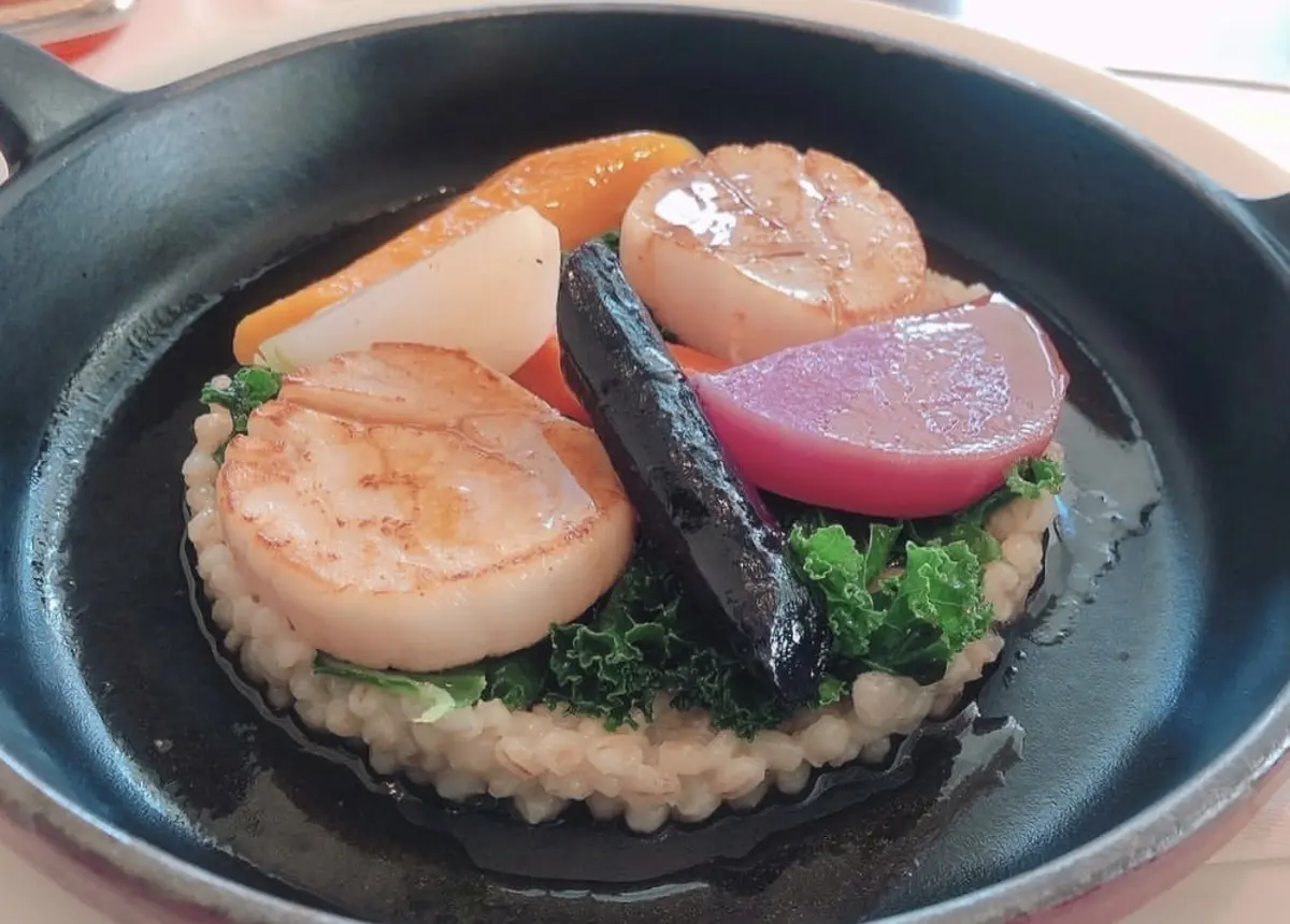 メインのホタテ