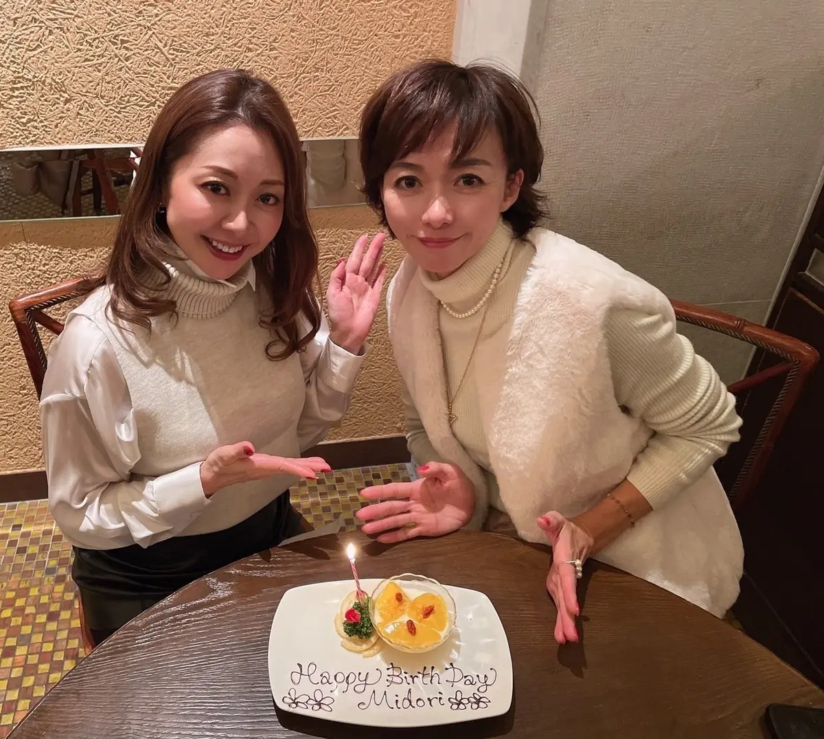 ZARA kidsのジレを着てバースデーの画像_3