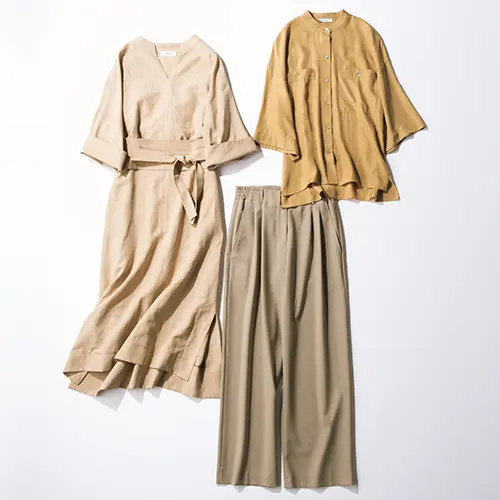 50代をエレガントに見せるベージュ。春夏ファッションに取り入れたい”アイテム”と”着こなし”が見つかる！     