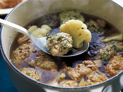 自由にトッピング！ 4つの味のつくね鍋【の画像_2