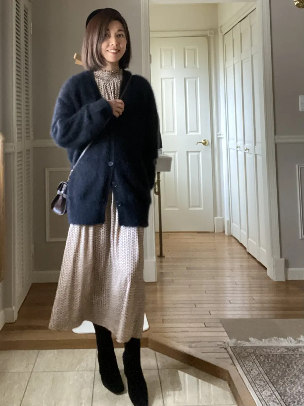 オーバーサイズのモヘアカーディガンの画像_2