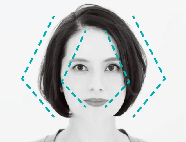 襟足をきゅっと引き締めたスタイル