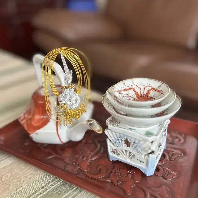 お屠蘇セット 金継