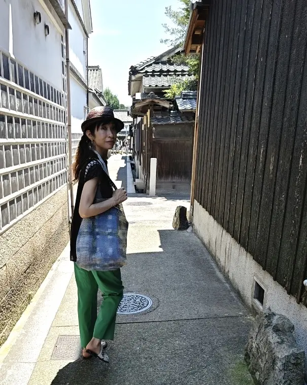 倉敷旅2日目はグリーンのパンツコーデで！の画像_11