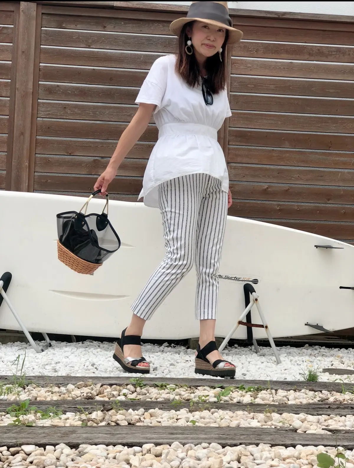 涼しい細見え白トップスがお気に入り♪の画像_2