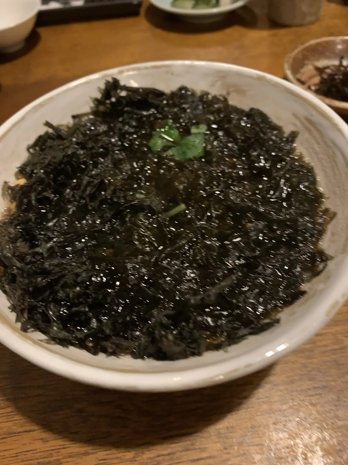 名物　のり茶漬け