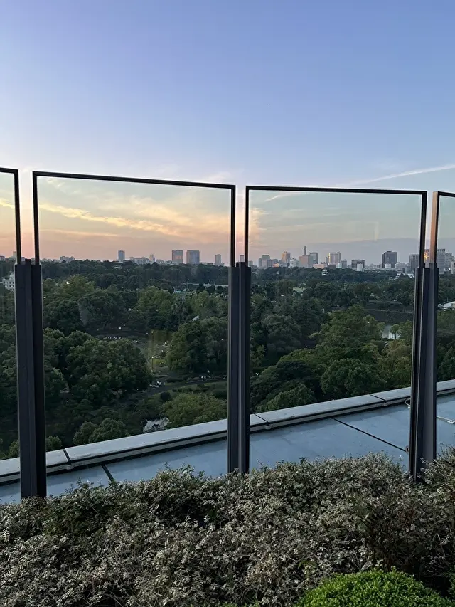 夕日が綺麗な時間帯に