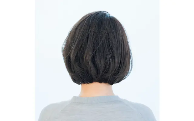 セルフでも扱いやすい丸みのあるボブスタイルのバック