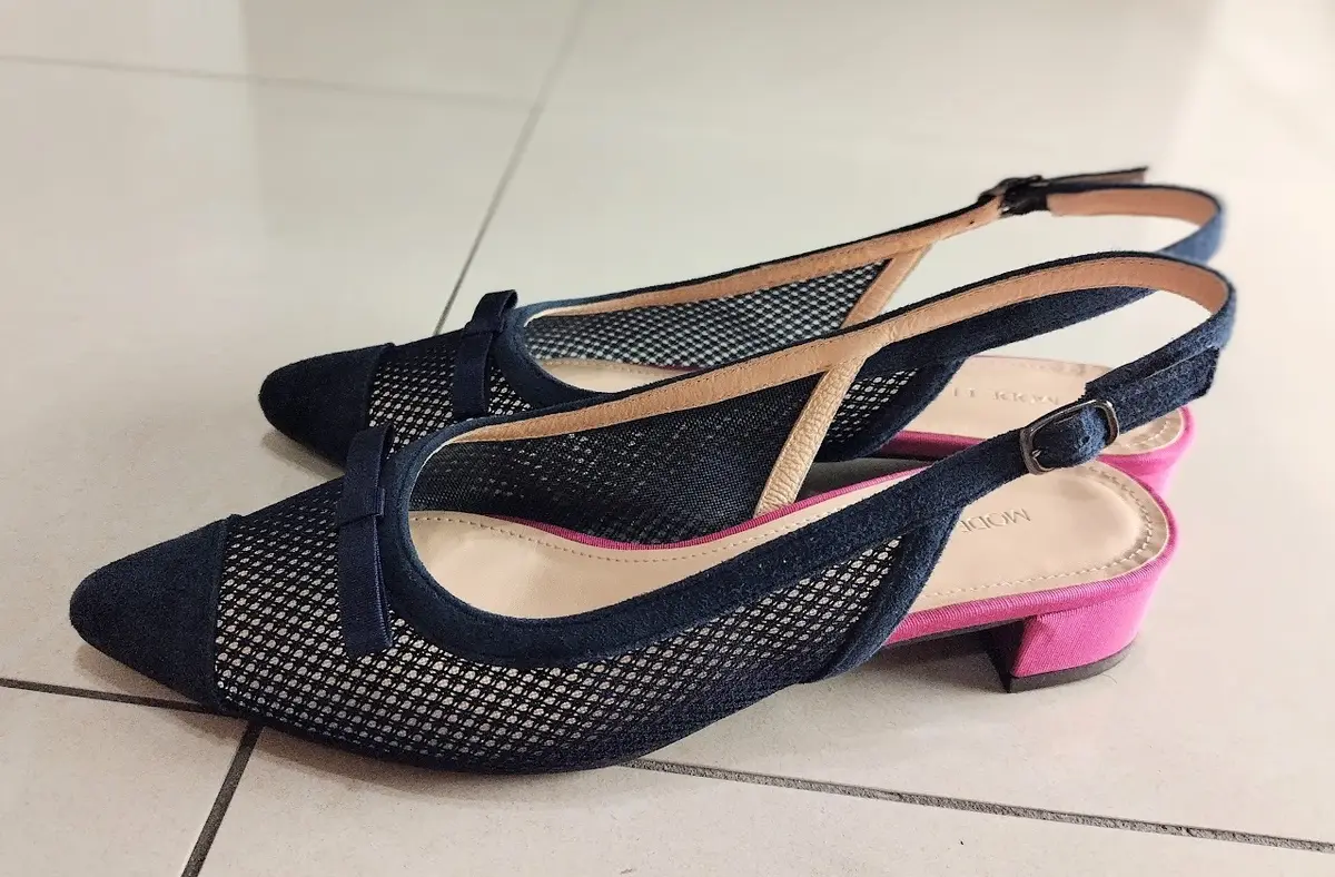 MODE ET JACOMO（モード エ ジャコモ）のリボンモチーフチュールバックベルト