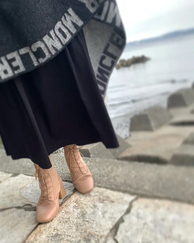 STACCATO　ブーツ　ショートブーツ　ブーツコーデ　40代コーデ　50代コーデ　Jマダム　Jマダムのおしゃれ