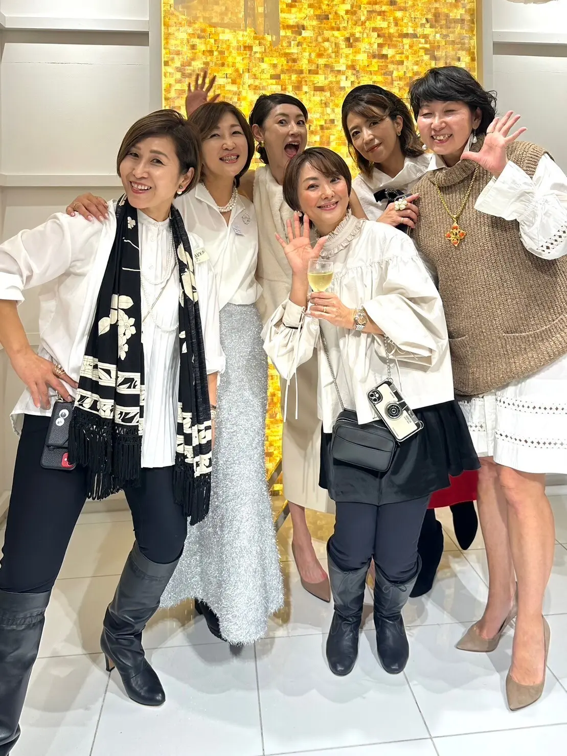 さすが！写真を撮られ慣れている先輩方。