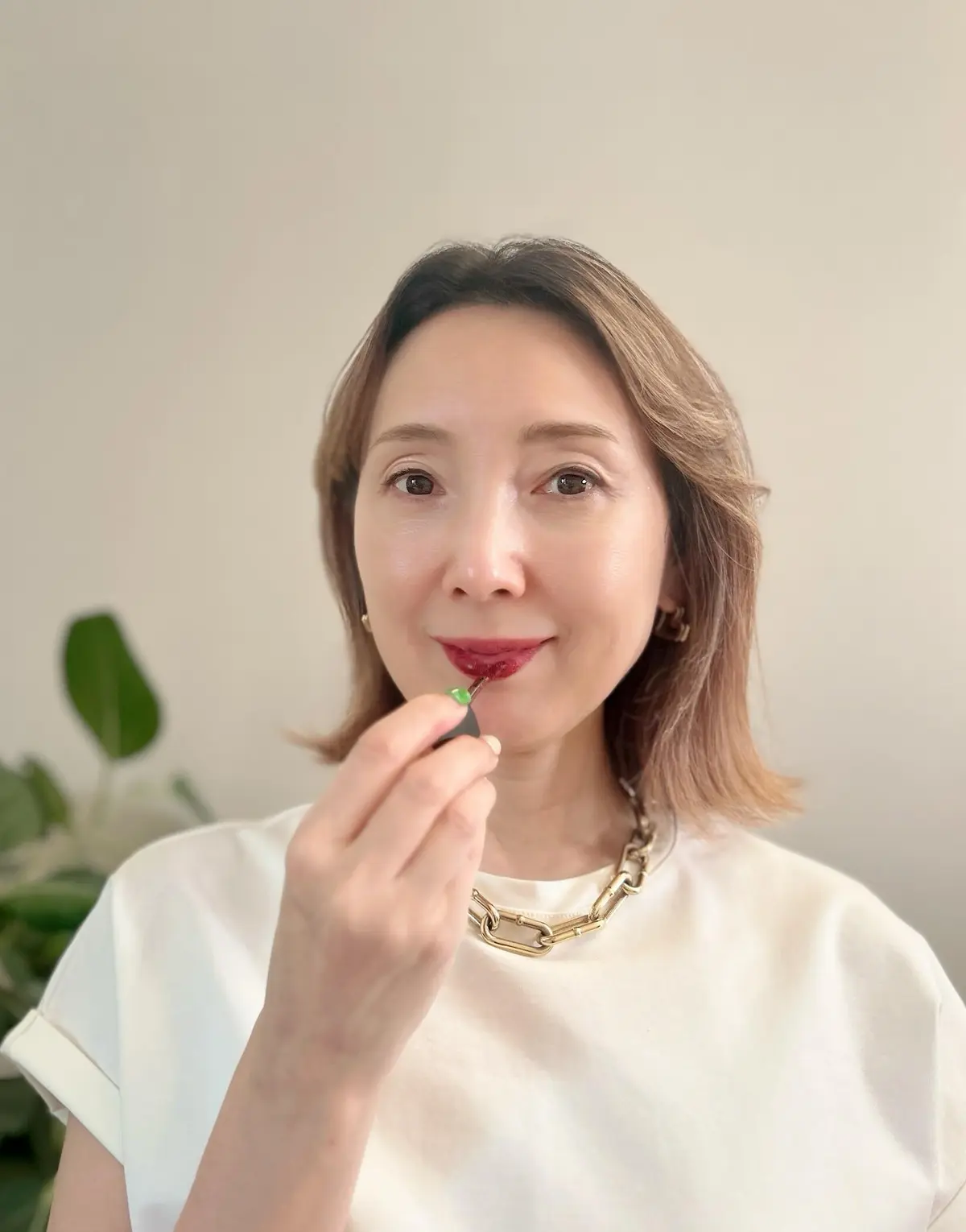 エクラ華組 倉爪佐和さん愛用リップ シャネル ルージュアリュール ラック 87