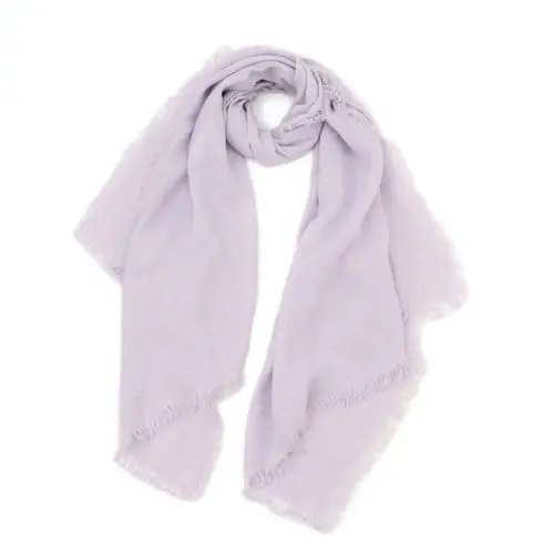 ASAUCE MELER ベルギーリネンフリンジライトストール ￥27,000+税