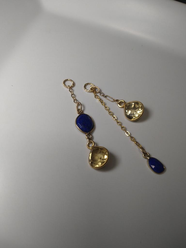 ラピスラズリとビアクォーツ